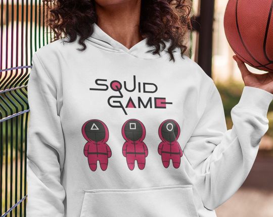 Discover Hoodie Unissexo com Squid Game