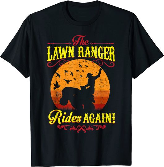 Discover Camiseta Unissexo Manga Curta Vintage The Lawn Ranger Rides Again