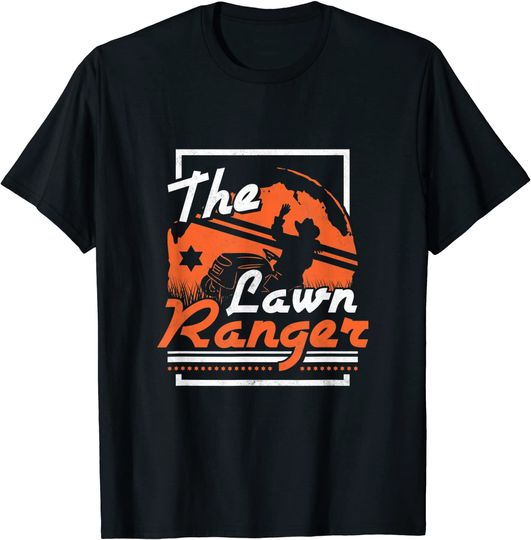 Discover Camiseta Unissexo Manga Curta Estilo Retrô The Lawn Ranger
