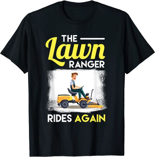 Discover T-Shirt Unissexo Manga Curta The Lawn Ranger Rides Again