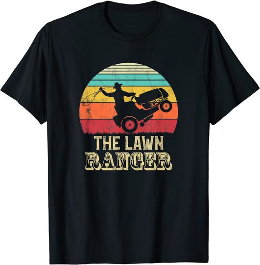 Discover T-Shirt Unissexo Manga Curta Vintage The Lawn Ranger