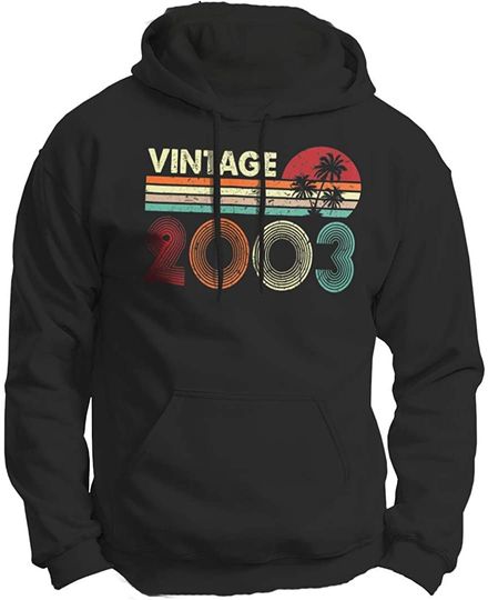 Discover Vintage 2003 | Hoodie Sweater com Capuz para Homem e Mulher