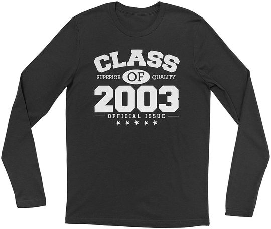 Discover Class Of 2003 | T-shirt Camisola de Mangas Compridas Unissexo