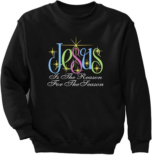 Discover Suéter Sweatshirt para Homem e Mulher Amor Fé Jesus Is The Reason For The Reason