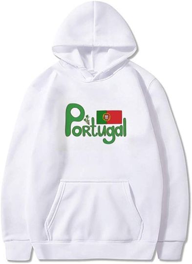 Discover Hoodie Sweater com Capuz para Homem e Mulher Eu Amo Portugal