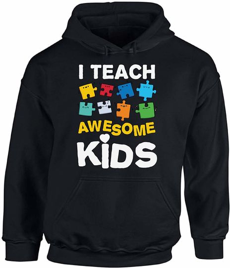 Discover Hoodie Sweater com Capuz para Homem e Mulher Lego Professor I Teach Awesome Kids
