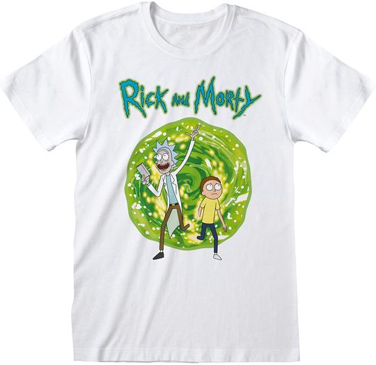 Discover T-Shirt Camisete Manga Curta para Homem e Mulher Presente Desenho Animado Rick & Morty