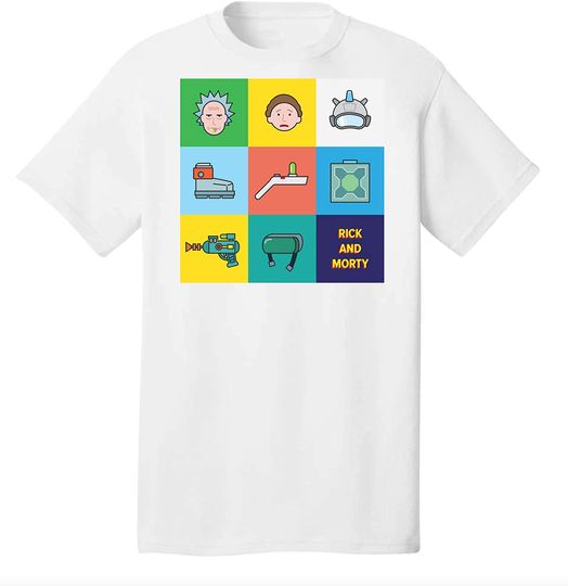 Discover T-Shirt Camisete Manga Curta para Homem e Mulher Presente para Pessoas Que Gostam de Rick e Morty