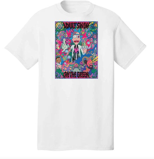 Discover T-Shirt Camisete Manga Curta para Homem e Mulher Poster Rick & Morty