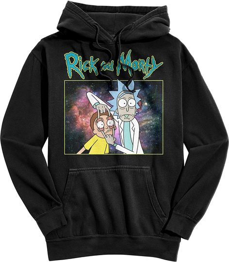 Hoodie com Capuz para Homem e Mulher Rick e Morty | Sweatshirt Engraçada Rick e Morty