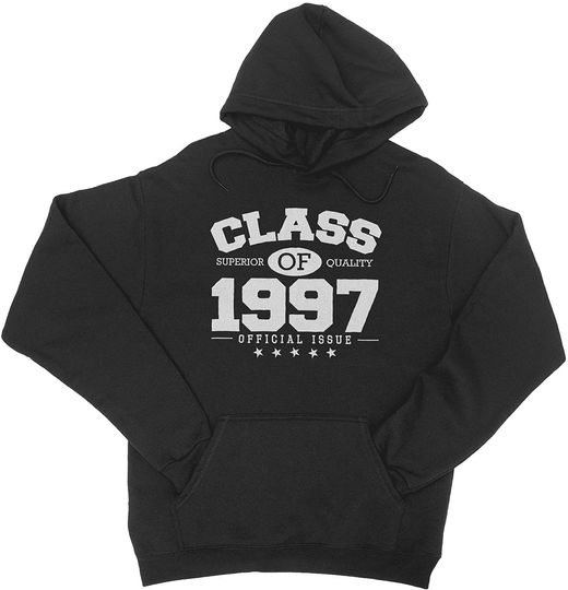 Discover Class Of 1997 | Hoodie Sweatshirt com Capuz para Homem e Mulher