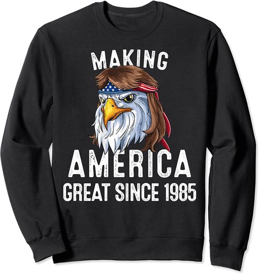 Discover Suéter Sweater para Homem e Mulher Papagaio Americano Making America Great Since 1985