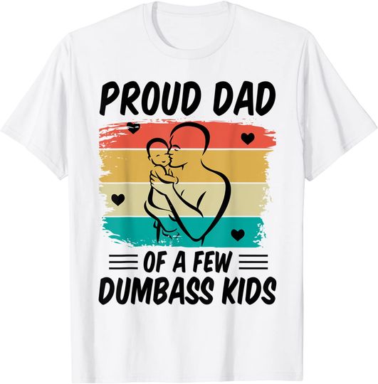 Discover T-shirt para Homem e Mulher Dia dos Pais Pai Orgulhoso