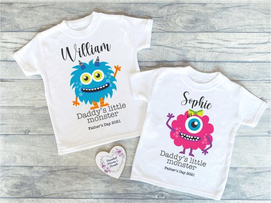 Discover T-shirt Personalizada para Crianças Dia dos Pais | Dia das Crianças