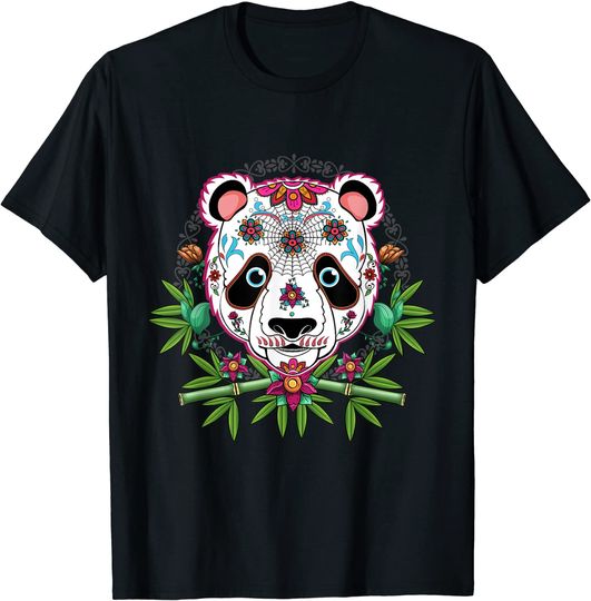 Discover Panda Dia dos Fléis Defuntos| T Shirt Camiseta Unisseso Manga Curta