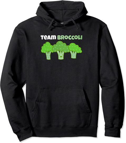 Discover Sweatshirt com Capuz Vintage Team Broccoli Vegetais Veganos