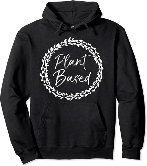 Discover Sweatshirt com Capuz Plant Based Floral Design | Presente Vegano