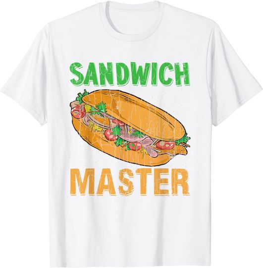 Discover Sandwich Master T-shirt Camiseta Sanduíche