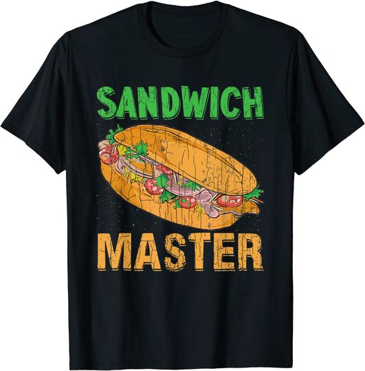 Discover Sandwich Master Camiseta T-shirt Sanduíche