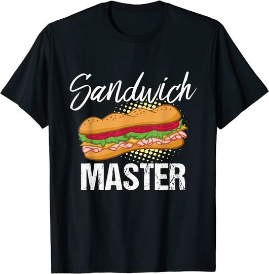 Discover Sandwich Master Camiseta Feliz Dia do Sanduíche