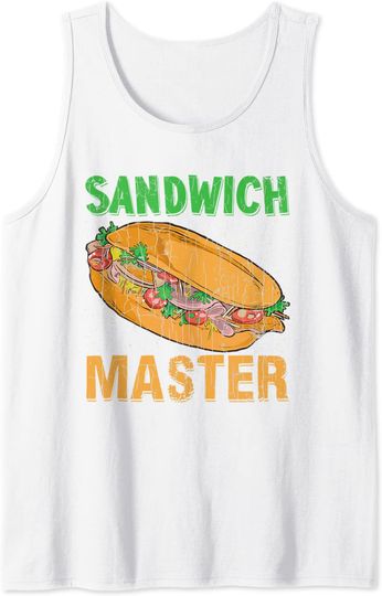 Discover Sandwich Master Camisola sem Mangas | Dia do Sanduíche