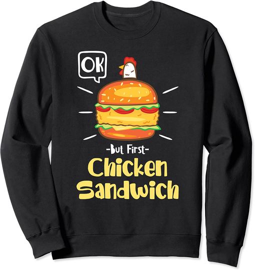 Discover Sweatshirt Unissexo Chicken Sandwich