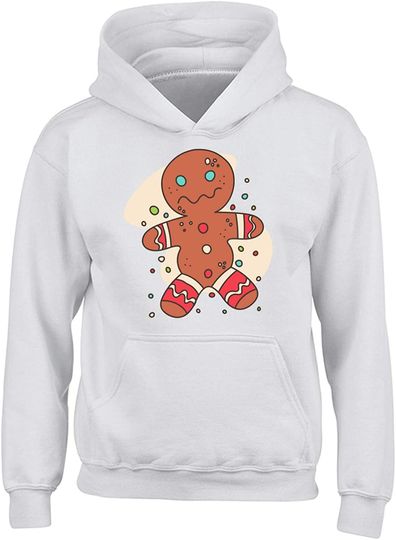 Discover Hoodie Sweater com Capuz Unissexo Pão de Mel Feliz Natal