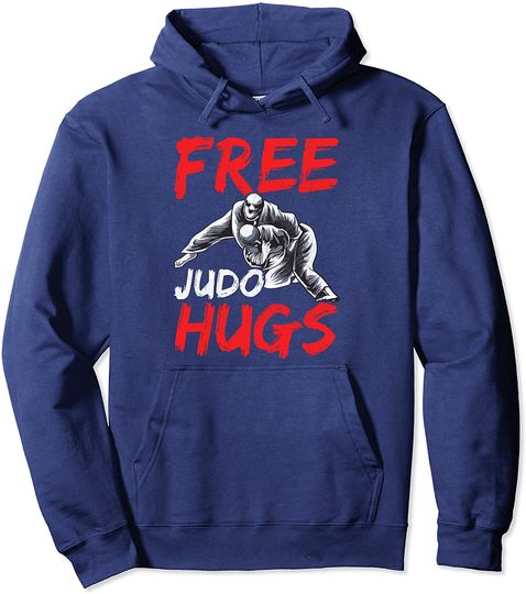 Discover Free Judo Hugs | Hoodie Sweater com Capuz para Homem e Mulher
