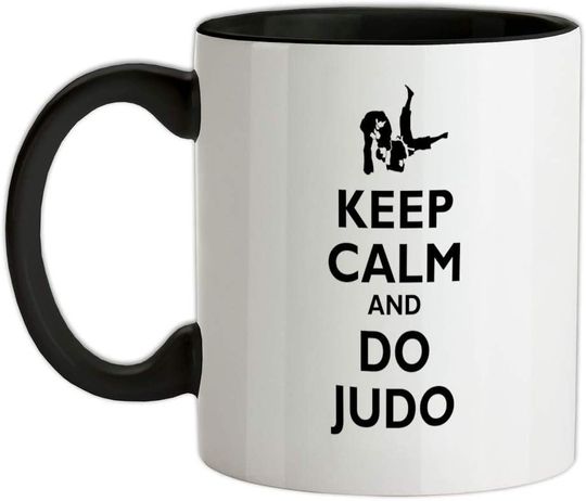 Discover Keep Calm And Do Judo | Caneca de Cerâmica com Cor Interna 325ml