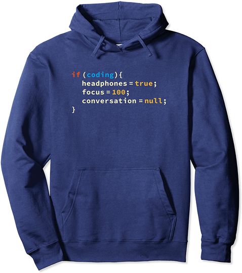 Discover Hoodie Sweatshirt com Capuz Unissexo Linguagem de Programação Presente Ideal para Programadores