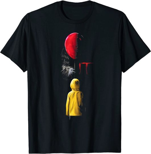 Discover T-shirt IT Balão Vermelho | Camiseta de Halloween para Homem e Mulher