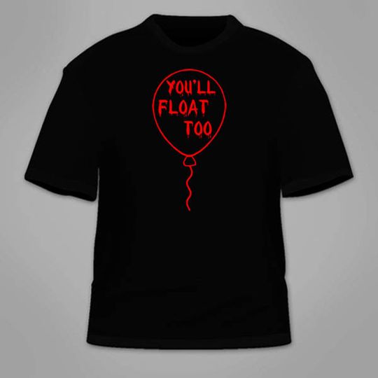 Discover T-shirt Camiseta IT para Homem e Mulher You’ll Float Too