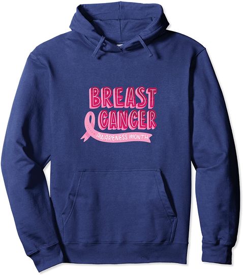 Discover Conscientização de Cancro de Mama | Hoodie Sweater com Capuz para Homem e Mulher