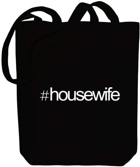 Discover Bolsa de Sacola Clássica Presente para o Dia de Dona de Casa Hastag Housewife Dona de Casa