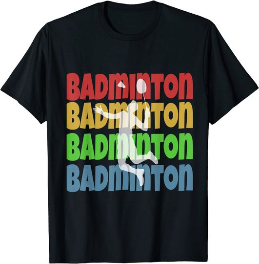 Discover T shirt Camiseta Manga Curta para Homem e Mulher Jogador de Badminton Presente para Amantes de Esportes