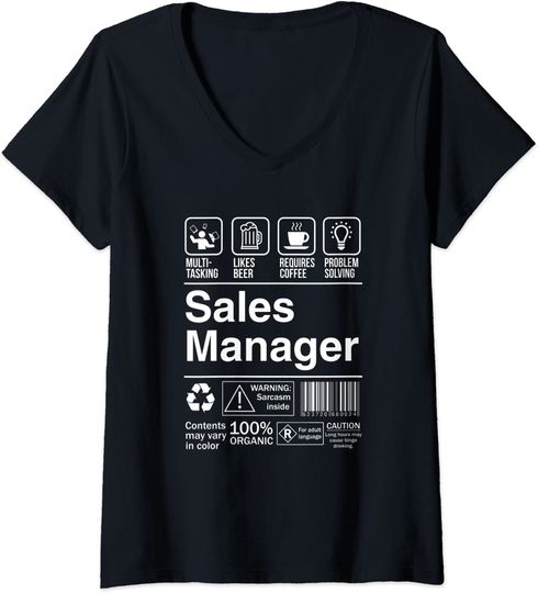 Discover T shirt Camisete de Mulher Decote em V Presente para Administrator de Vendas