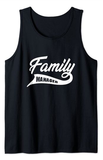 Discover T-shirt Camisola sem Mangas para Homem e Mulher Gerente de Família Mãe Pai
