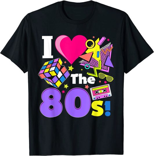 Discover Este É o Meu Fato dos Anos 80 | T-shirt Vintage Retro I Love The 80s