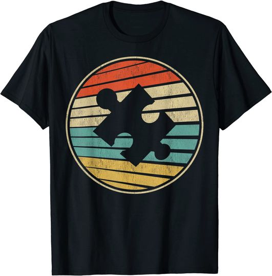 Discover Autism Awareness Presente Vintage 70s 80s T-shirt