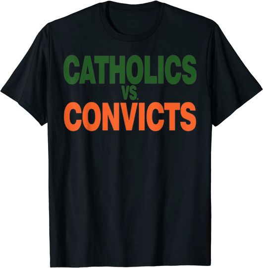 Discover Catholics Vs Convicts 1988 Classic T-Shirt