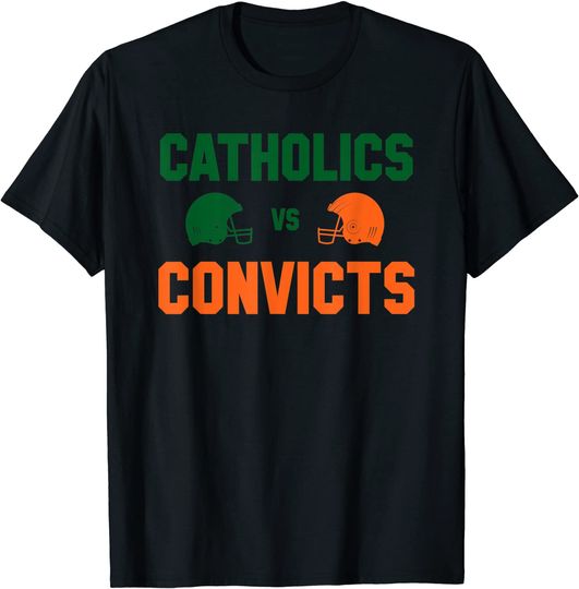 Discover Catholics VS Convicts Est. 1988 Classic Vintage Shirt