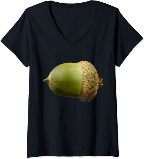 Discover T-shirt Camiseta de Mulher Decote em V Presente Ideal para Amantes de Bolota