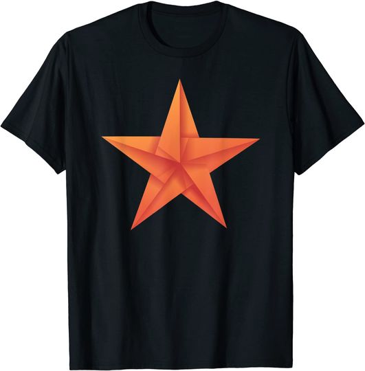 Discover Origami Estrela | T-shirt Camisete Manga Curta Unissexo