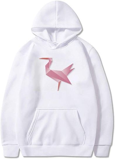 Discover Cisne de Papel Dobrável de Origami Presente Ideal | Hoodie Sweater com Capuz para Homem e Mulher