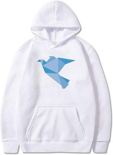 Discover Hoodie Sweater com Capuz Unissexo Pássaro de Papel Origami Presente Ideal