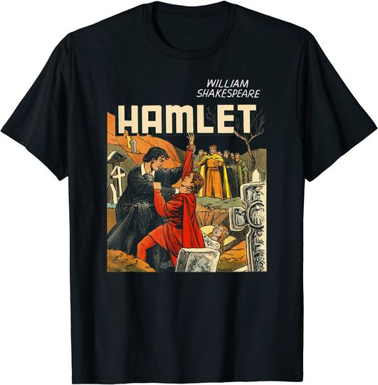 Discover Camiseta Escritor Retro Shakespeare Hamlet