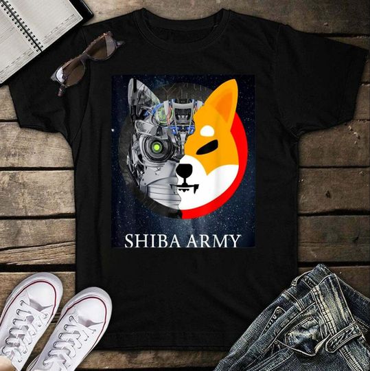 Discover Camiseta Shiba Army Shiba Inu Bitcoin