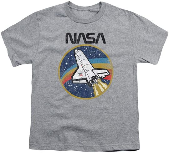 Discover Popfunk Camiseta e Adesivos Clássicos da NASA Retrô Ônibus Espacial