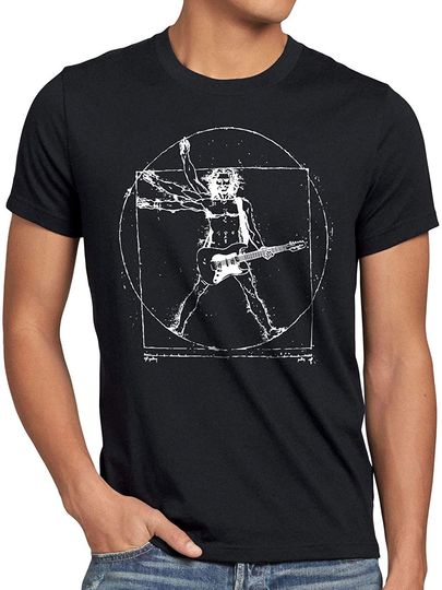 Discover style3 Da Vinci Rock T-shirt para homem