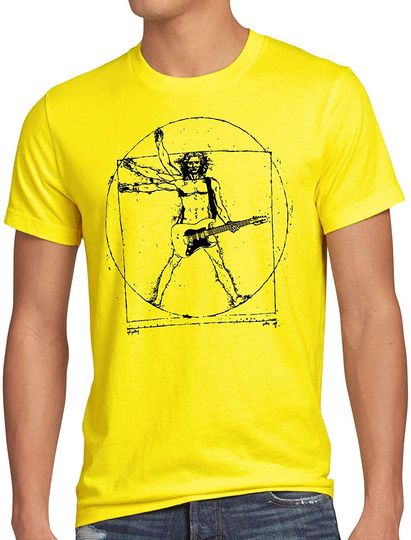 Discover style3 Da Vinci Rock T-shirt para homem
